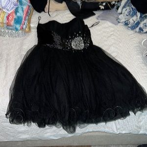 May Queen Black Dress